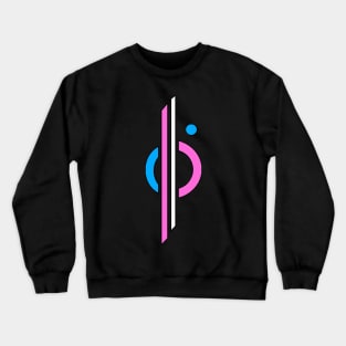 Halcyon Starship Logo (Trans Pride) Crewneck Sweatshirt